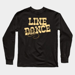 Line Dance Design Long Sleeve T-Shirt